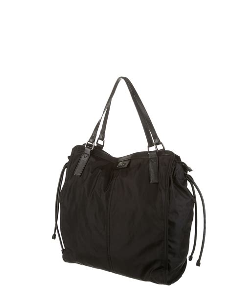 burberry nylon buckleigh packable black tote bag|burberry buckleigh packable nylon tote.